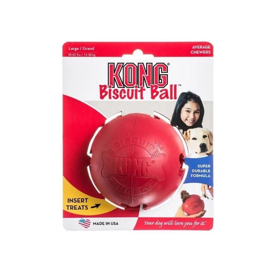 Kong Biscuit Ball Top Şeklinde Köpek Oyuncağı L
