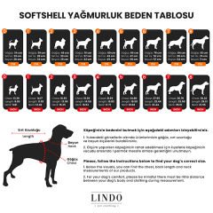 Lindo Dogs Softshell Black Skull Köpek Yağmurluğu Siyah Beden 1