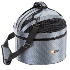 Ferplast Cocotte Fileli Kedi ve Küçük Irk Köpek Taşıma Çantası Gri 35x34 Cm