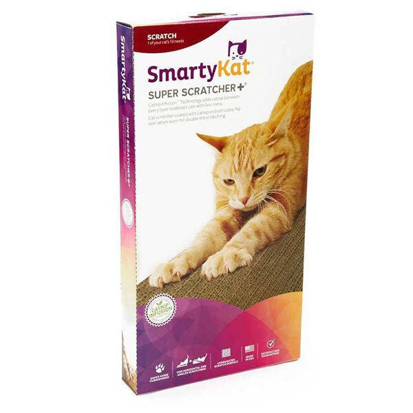 SmartyKat Süper Scratcher Çift Taraflı Tırmalama Tahtası