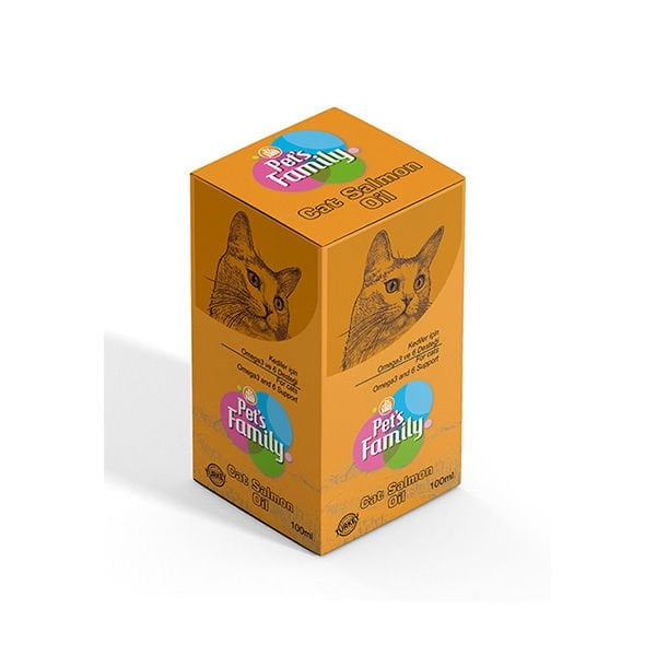 Pets Family Köpek Deri ve Tüy Bakımı için Somon Yağı 100 Ml
