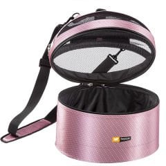 Ferplast Cocotte Fileli Kedi ve Küçük Irk Köpek Taşıma Çantası Pembe 35x34 Cm