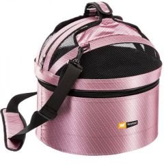 Ferplast Cocotte Fileli Kedi ve Küçük Irk Köpek Taşıma Çantası Pembe 35x34 Cm