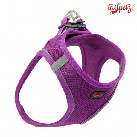 Tailpetz Air Mesh Köpek Göğüs Tasması (S) Mor