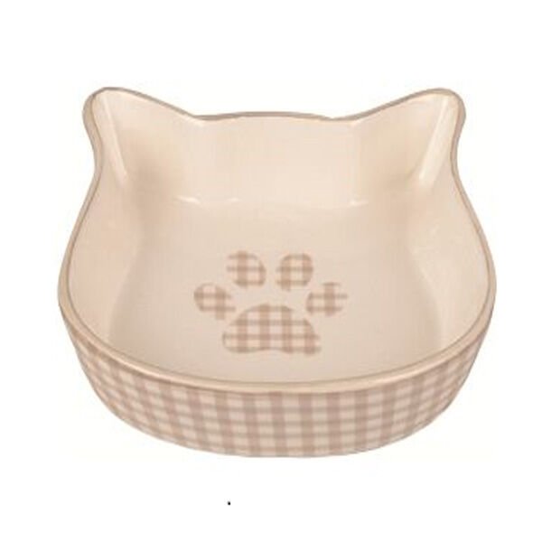 Flamingo Mylo Seramik Kedi Şekilli Mama Kabı 220 ml 12.5 cm