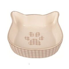 Flamingo Mylo Seramik Kedi Şekilli Mama Kabı 220 ml 12.5 cm
