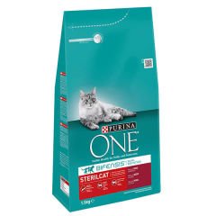 Purina One Sterilised Sığır Etli Kısırlaştırılmış Kedi Maması 1.5 Kg