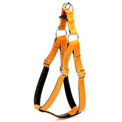 Doggie Fırstclass Deri Ronın Köpek Göğüs Tasması XxLarge Camel 3x70-80 Cm