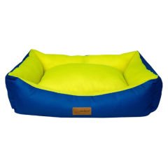 Dubex Dondurma Dikdörtgen Köpek ve Kedi Yatağı Bordo/Sarı Small 38x50x19 Cm