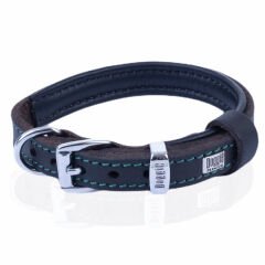 Doggie Yağlı Deri Köpek Boyun Tasması Small Kahverengi 2x30-35 Cm