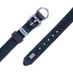 Doggie Yağlı Deri Köpek Boyun Tasması Medium Kahverengi 2.5x37-45 Cm