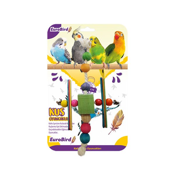 Euro Bird H Şekilli Kuş Oyuncağı Renkli