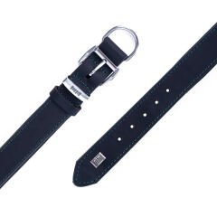 Doggie Yağlı Deri Köpek Boyun Tasması Large Kahverengi 4x47-55 Cm