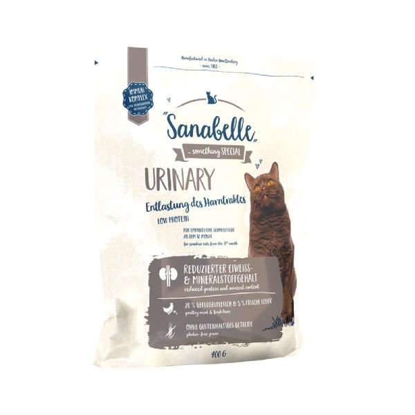 Sanabelle Urinary Tahılsız İdrar Yolları Sağlığı için Yetişkin Kedi Maması 400 Gr