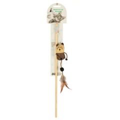Petpretty Zm-4397 Fareli Ahşap Kedi Oltası