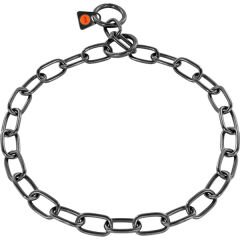 Sprenger Kürk Koruyucu Çelik Köpek Tasması Siyah Medium 3 Mm 44 Cm