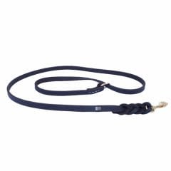 Doggie Yağlı Derili 4 Örgülü El Tutmaçsız Köpek Eğitim Gezdirme Kayışı Small Kahverengi 1.4x150 Cm