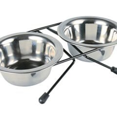 Trixie Kedi ve Köpek Paslanmaz Çelik Mama ve Su Kabı 2 Adet Small