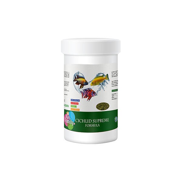 Pets Family Cichlid Supreme Granül Ciklet Balığı Yemi 100Ml