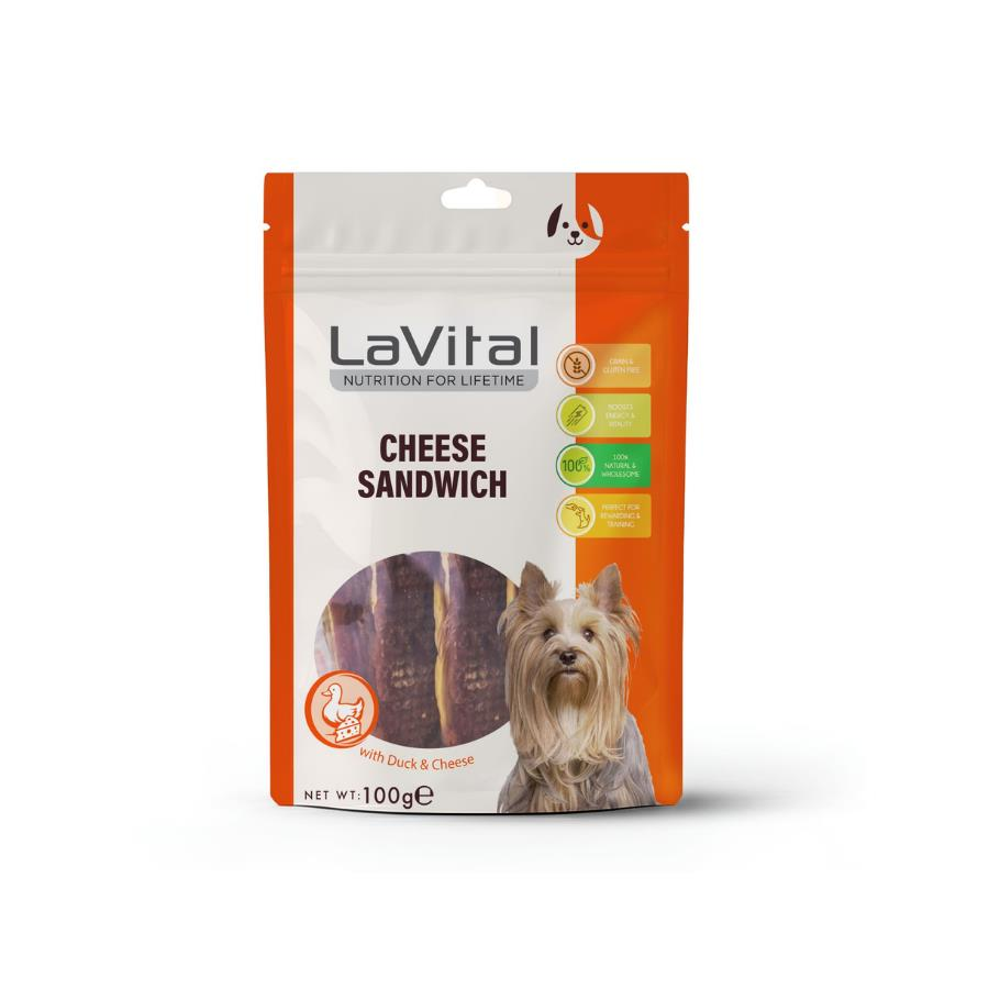 LaVital Ördek Etli ve Peynirli Köpek Ödülü 100 Gr