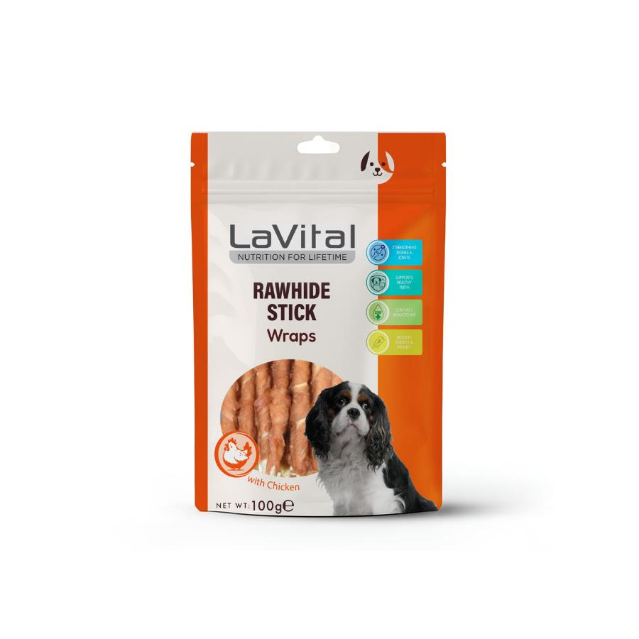 LaVital Tavuk Etli Sarılı Çubuk Köpek Ödülü 100 Gr