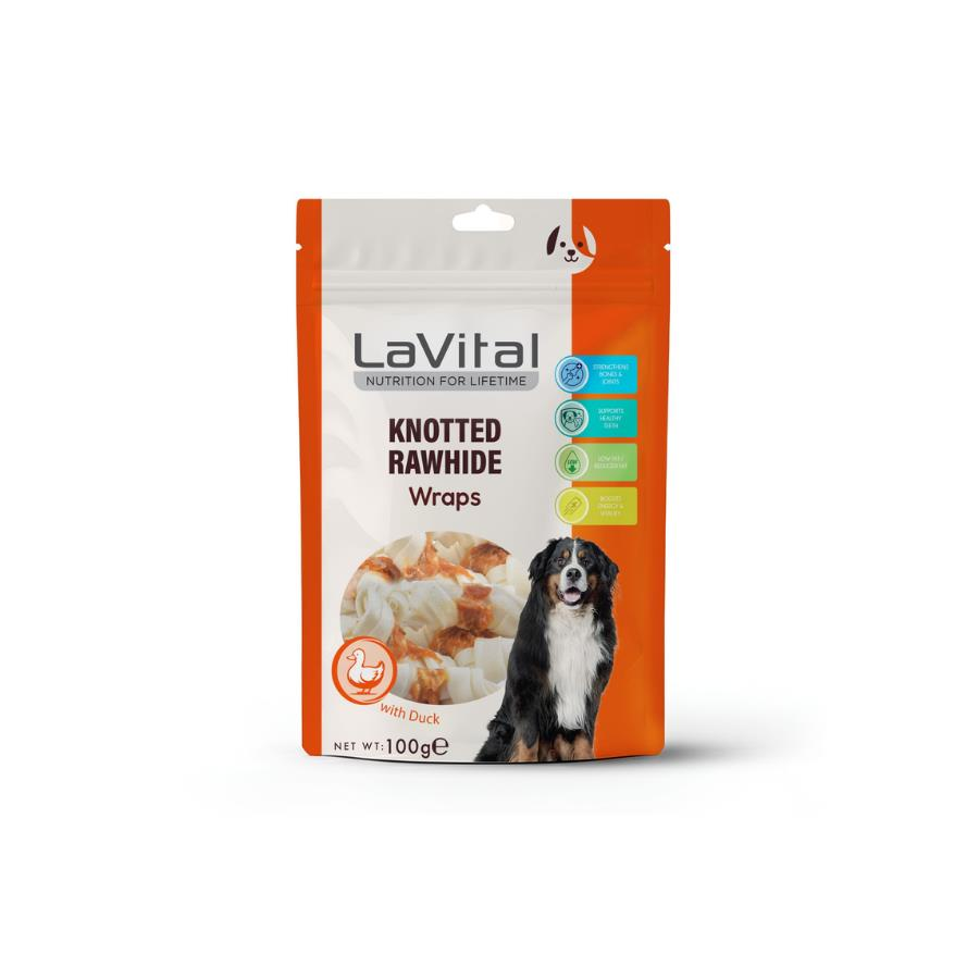 LaVital Ördek Etli Sarılı Kemik Köpek Ödülü 100 Gr