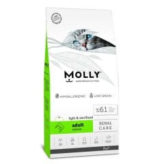 Molly Düşük Tahıllı Hipoalerjenik Somonlu Kısırlaştırılmış Kedi Maması 2 Kg