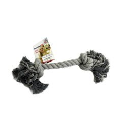 Euro Dog Köpek Diş İpi 2 Düğümlü Gri 37 Cm