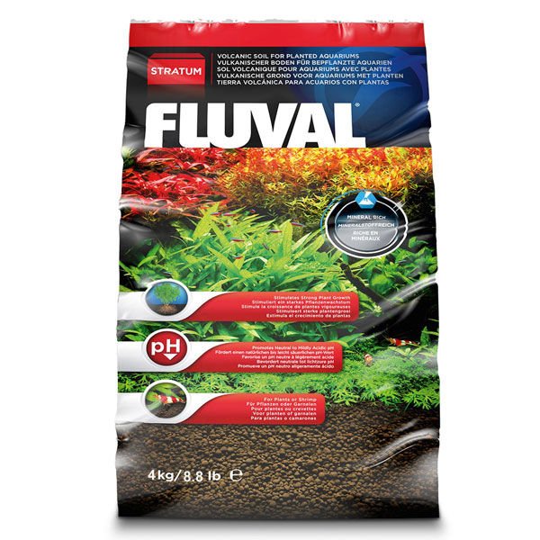 Fluval Stratum Akvaryum Bitki ve Karides Toprağı 4 Kg