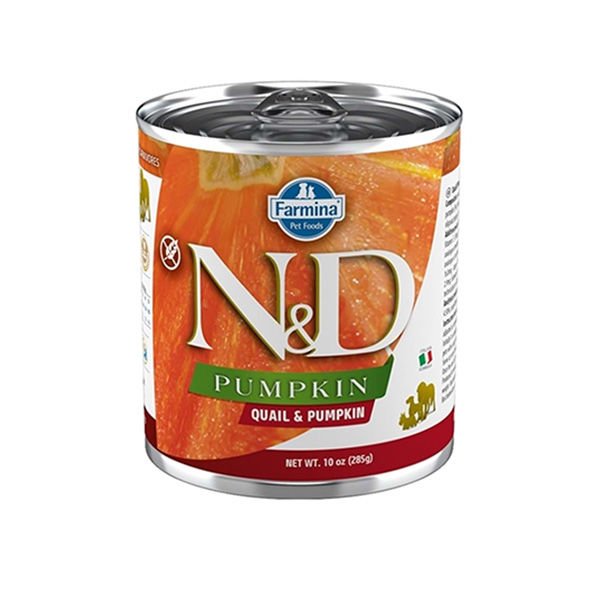 N&D Pumpkin Bıldırcın ve Balkabaklı Konserve Yaş Köpek Maması 285 Gr