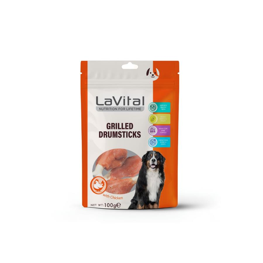 LaVital Tavuk Etli Baget Köpek Ödülü 100 Gr