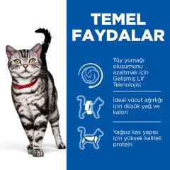 Hills Hairball İndoor Tavuklu Tüy Yumağı Önleyici Yetişkin Kedi Maması 1.5 Kg