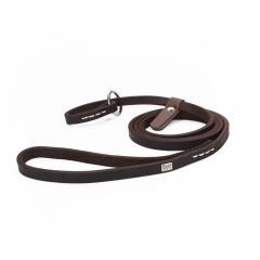 Doggie Yağlı Deri Boğma Eğitim Köpek Gezdirme Tasması Medium Kahverengi 2x140 Cm