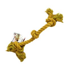Euro Dog Köpek Diş İpi Kalın 3 Düğümlü Sarı 47 Cm
