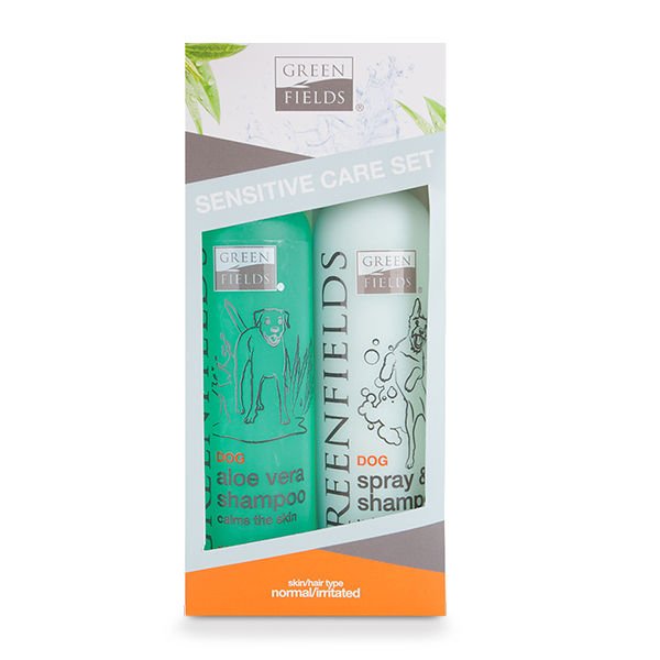 Green Fields Sensitive Care Köpek Şampuan Ve Sprey Seti 2x250 ml