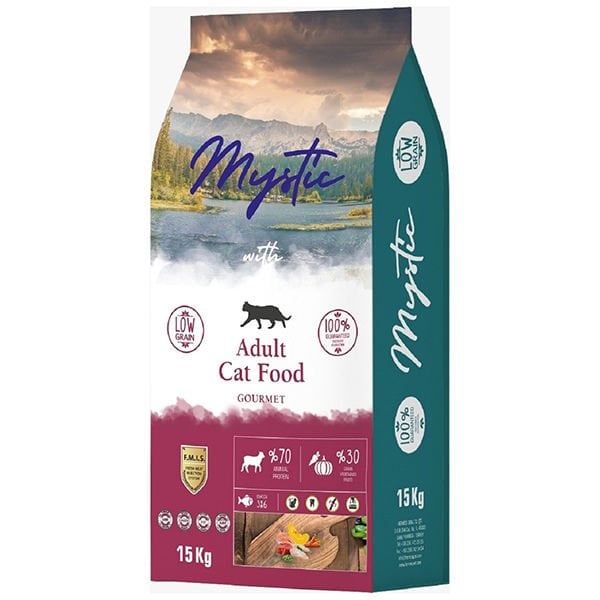 Mystic Gurme Az Tahıllı Yetişkin Kedi Maması 15 Kg