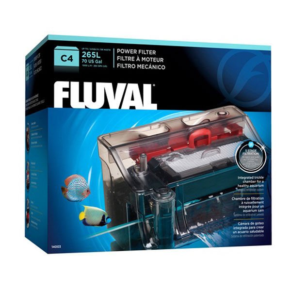 Fluval C4 Akvaryum Power Filtre 21.59x16.51x22.86 Cm 5W 480 Lt/h