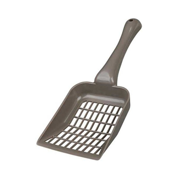 Trixie Kedi Kumu Plastik Küreği Kare Delikli Gri