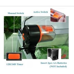 Chicos Biopro Auto Feeder Akvaryum Yemleme Makinesi Turuncu/Siyah