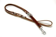 Doggie Classic Deri Köpek Gezdirme Tasması Medium Kahverengi 2x120-190 Cm