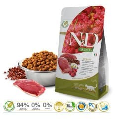 N&D Quinoa Ördekli ve Kızılcıklı Yetişkin Kedi Maması 1.5 Kg
