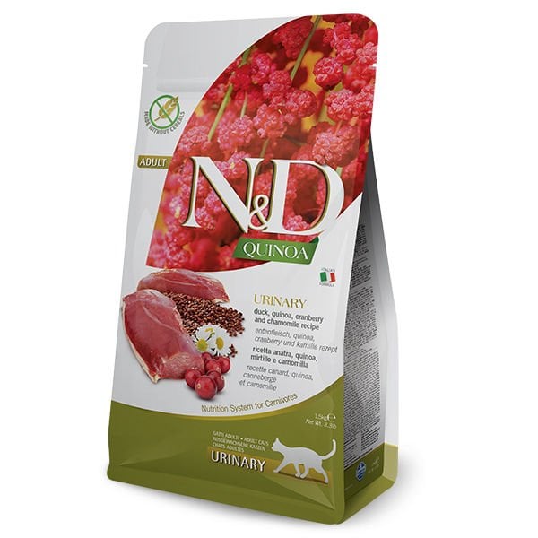 N&D Quinoa Ördekli ve Kızılcıklı Yetişkin Kedi Maması 1.5 Kg