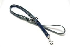 Doggie Classic Deri Köpek Gezdirme Tasması Medium Mavi 2x120-190 Cm
