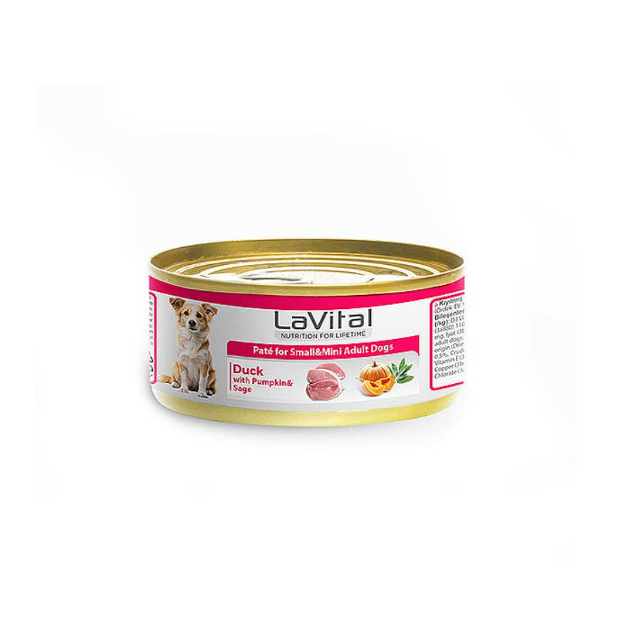 LaVital Ördekli Bal Kabaklı ve Ada Çaylı Küçük Irk Yetişkin Köpek Konservesi 85 Gr