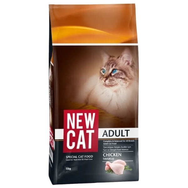 New Cat Tavuklu Yetişkin Kedi Maması 15 Kg