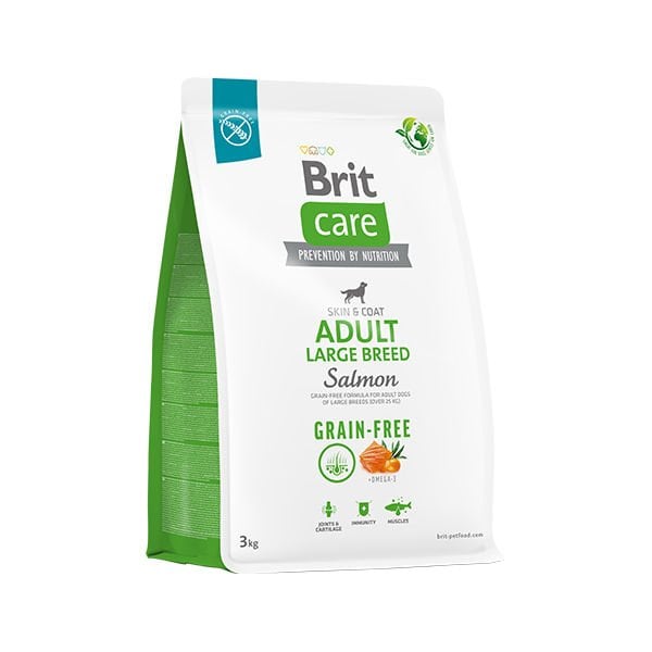 Brit Care Somonlu Büyük Irk Tahılsız Yetişkin Köpek Maması 3 Kg