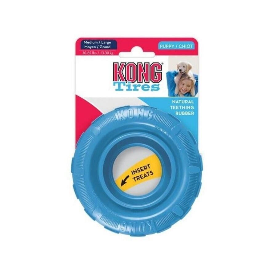 Kong Puppy Tires Tekerlek Şeklinde Yavru Köpek Oyuncağı M/L