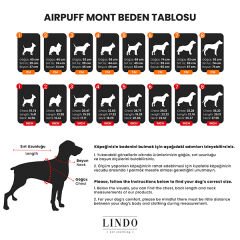 Lindo Dogs Air Puff Powder Köpek Montu Gül Beden 5