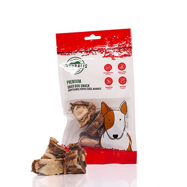 Naturalis Kurutulmuş Sığır Etli Kuyruk Köpek Ödül Maması 100 Gr