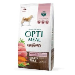 Optimeal Tahılsız Hindi Etli ve Sebzeli Tüm Irklar için Yetişkin Köpek Maması 1.5 Kg